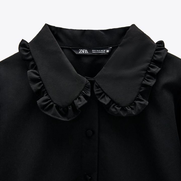 NWT ZARA Collar Mini Dress - Picture 4 of 9